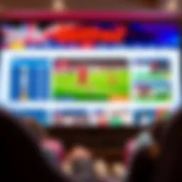 Overview of Betfred UK's interface showcasing sports betting options