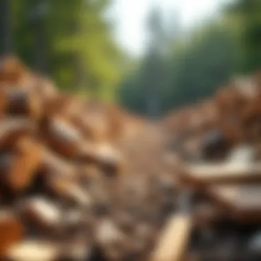 Waste management strategies for wood