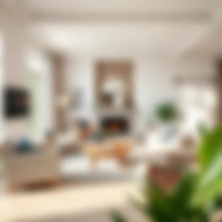 Comfortable Living Room Design Cozy living room with natural light and stylish decor