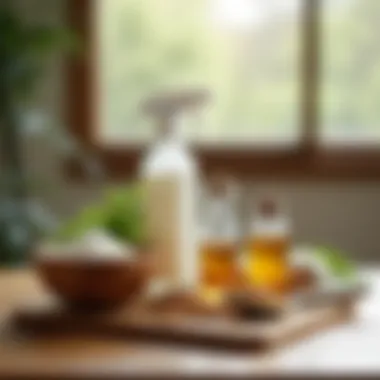 Natural Odor Removal Ingredients Natural ingredients for odor removal displayed on a table