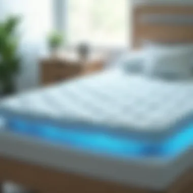 Innovative cooling mattress pad design