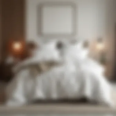 Aesthetics of Quality Bedding in Interior Design A beautifully arranged bedroom showcasing aesthetic bedding