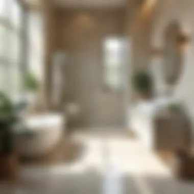 Luxury of Natural Stone in Limited Spaces Natural stone tiles adding a touch of luxury