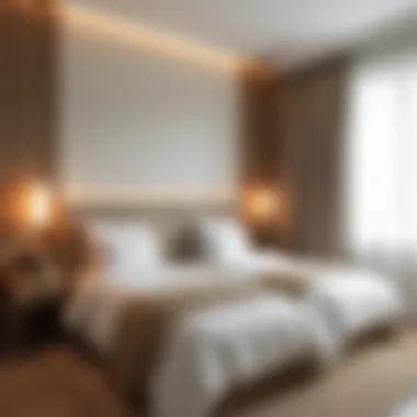 Cozy Space-Saving Twin Bedroom Cozy twin bedroom featuring space-saving furniture