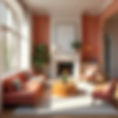 Elegant Interior Transformation with Thoughtful Color Choices Transformed room showcasing an elegant color scheme