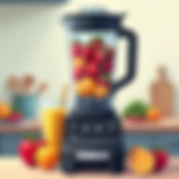 User-friendly controls of the Ninja Professional Blender highlighted