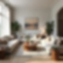 Elegant living room showcasing effective home staging techniques