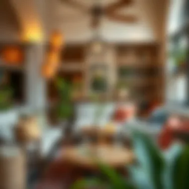 Inviting Atmosphere for Social Gatherings Cozy gathering area featuring unique decor and inviting ambiance