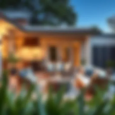 Creating an Elegant Outdoor Entertaining Space Elegant outdoor setting designed for entertaining guests