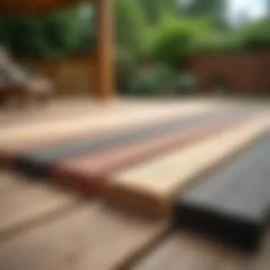 Exploring Deck Building Materials Variety of materials displayed for deck building options