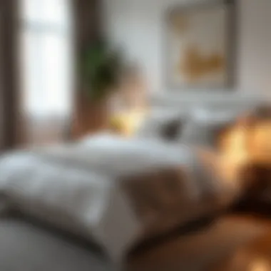 Optimally Fitting a Queen Size Bed in Limited Space Queen size bed fitting in a small space