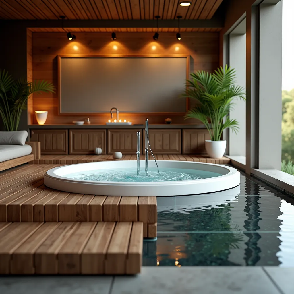 Enhance Your Hot Tub with a Stylish Wooden Surround
