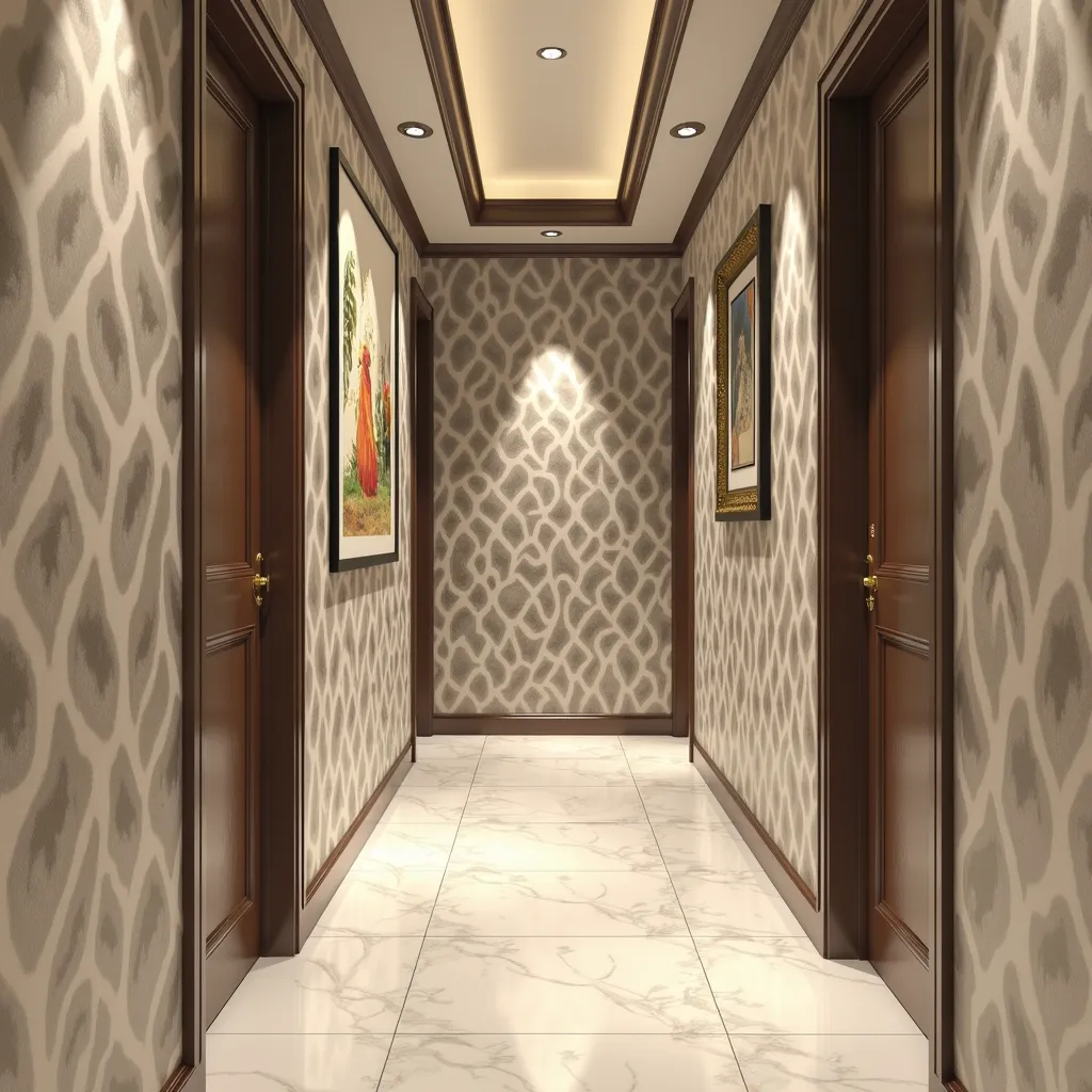 Stylish Modern Wallpaper Ideas for Hallways